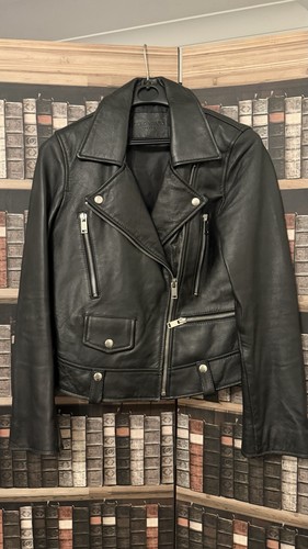 Giacca pelle nera bolongaro - di,