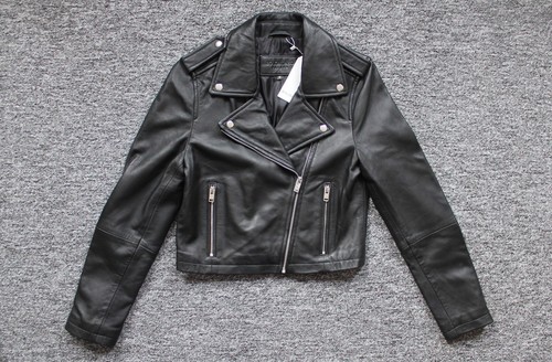 Giacca pelle cropped - giacca,